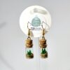Gold Micro Bottle Earrings - Image 5