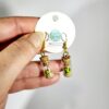 Gold Micro Bottle Earrings - Image 4