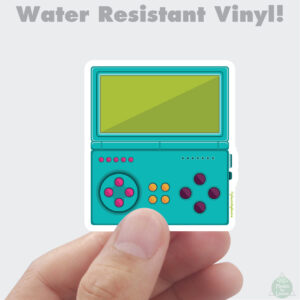 DS Video Game Handheld Vinyl Sticker
