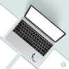 Floral Crescent Moon Vinyl Sticker - Image 4