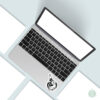 Hand Drawn Whale in Space Vinyl Sticker - Image 4