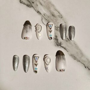 Silver Moon Nails