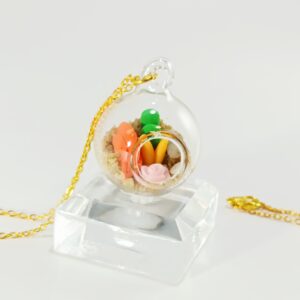 Miniature Terrarium Necklace - Candy