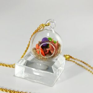 Miniature Terrarium Necklace - Floral