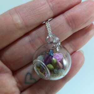 Miniature Terrarium Necklace - Fairy