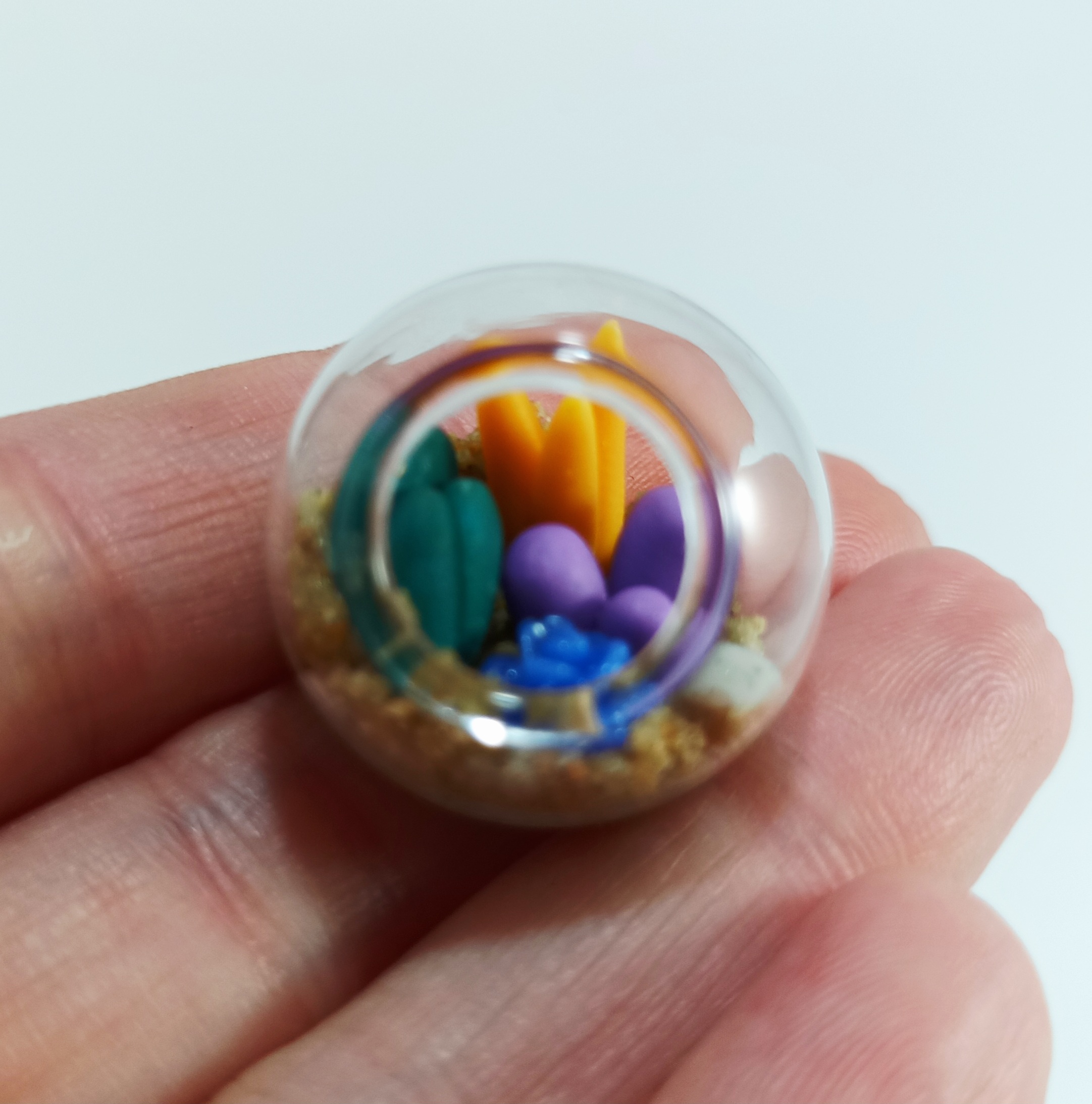 Micro Terrarium - Orange - Image 3